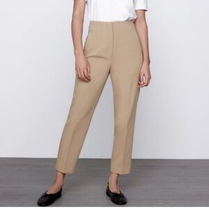 Zara Beige Tailored Pants